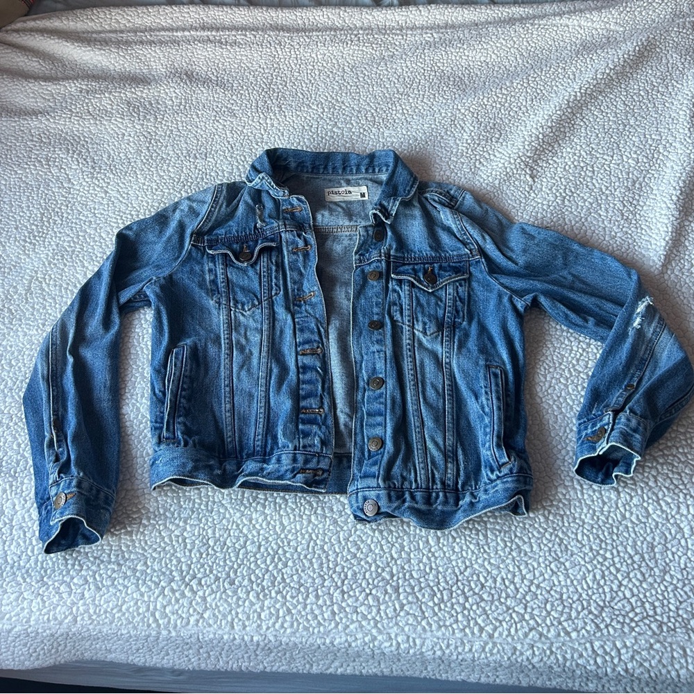 Distressed Jean Jacket